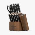 15-Piece German Stainless Steel Knife Set, Dishwasher Safe