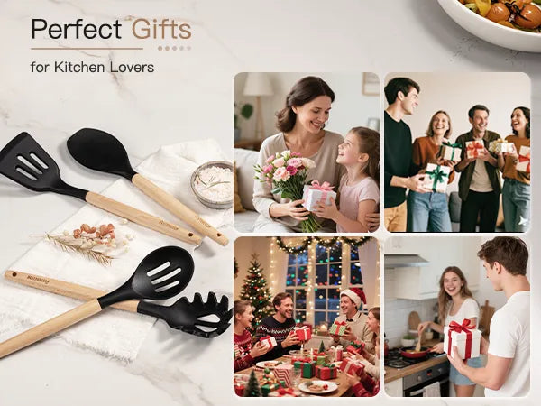 39-Piece Silicone Utensil Collection-Black