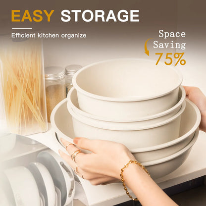 21-Piece Detachable Cookware Set