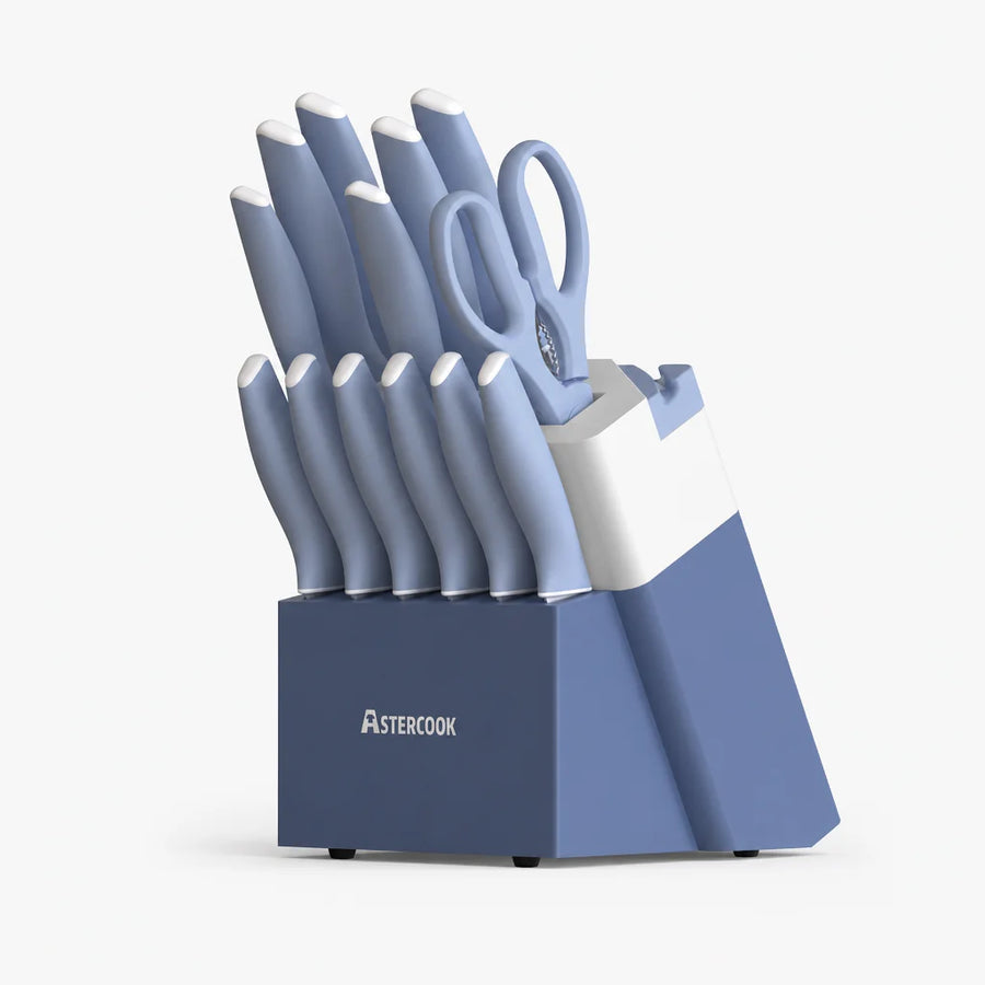 Professional 15-Pc German Steel Set - Blue