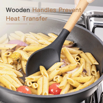 39-Piece Silicone Utensil Collection-Black