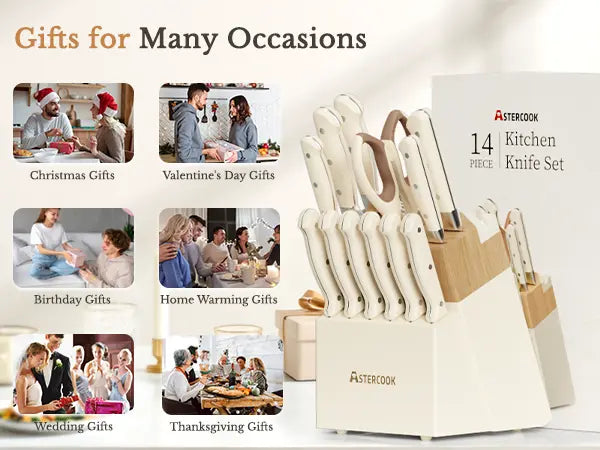 14-Piece Full Tang Knife Set