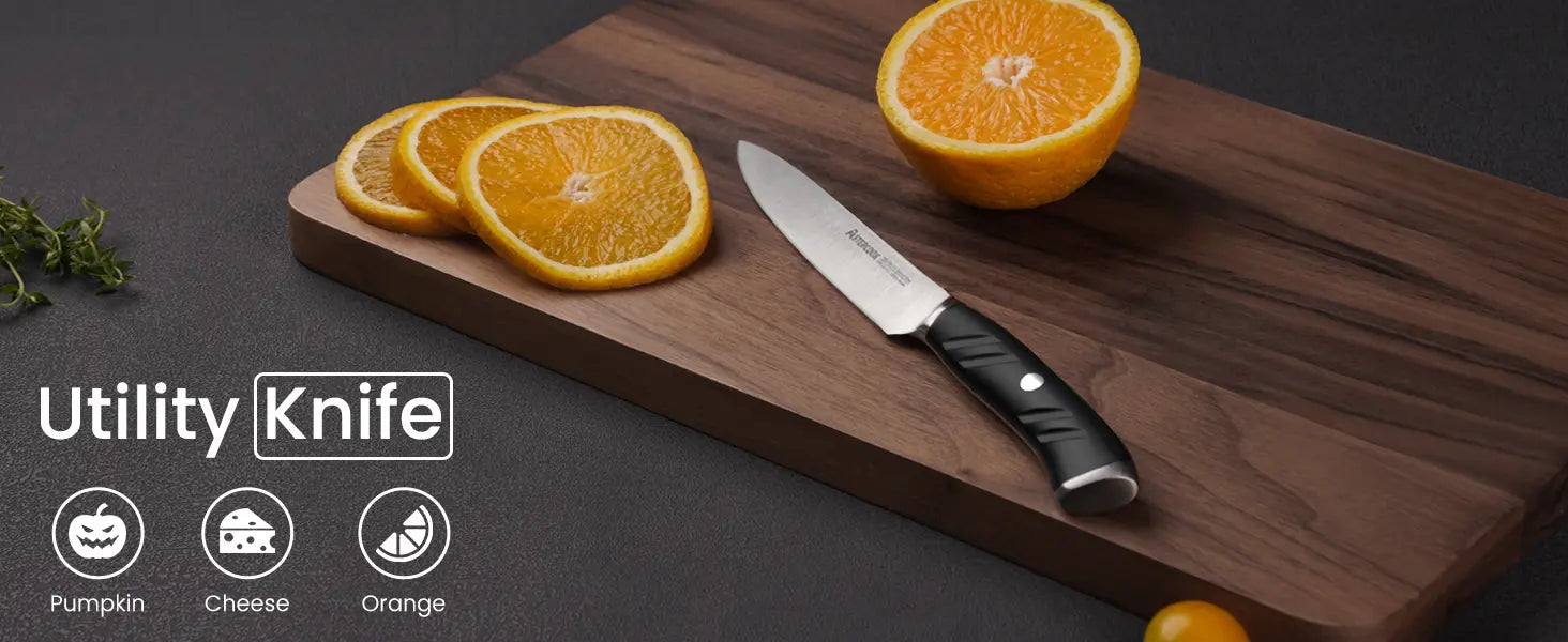 Professional 15-Pc Ergonomic Nylon Handle Knife Set