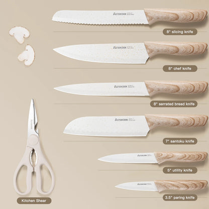 7-Piece Coated Knife Set
