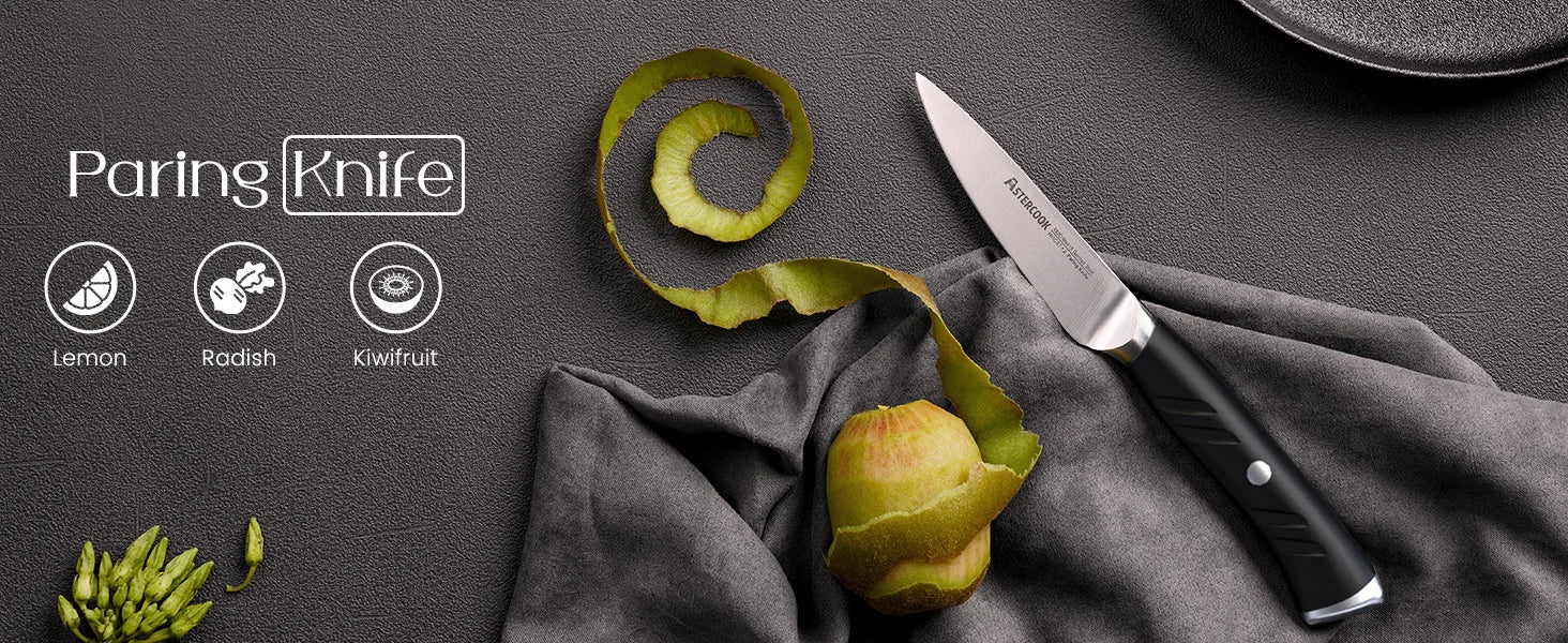 15 Pcs German Stainless Steel Knives Sharp Blade Dishwasher Safe