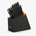 15 Pcs Kitchen Knife Set with Built-in Sharpener