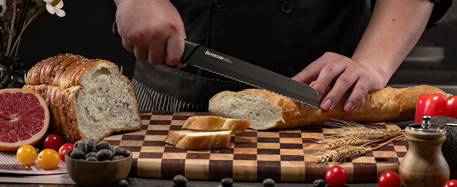 15-Piece Knife Block Set - Black