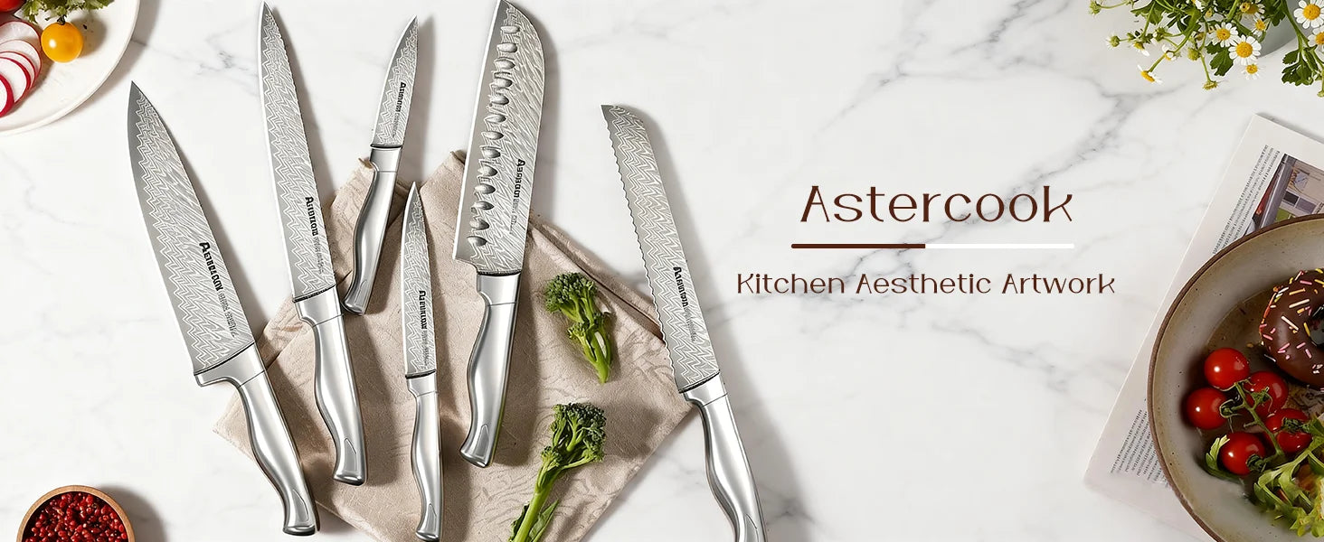 15-Piece Full Tang Knife Set