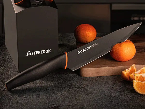 15 Pcs Kitchen Knife Set with Built-in Sharpener