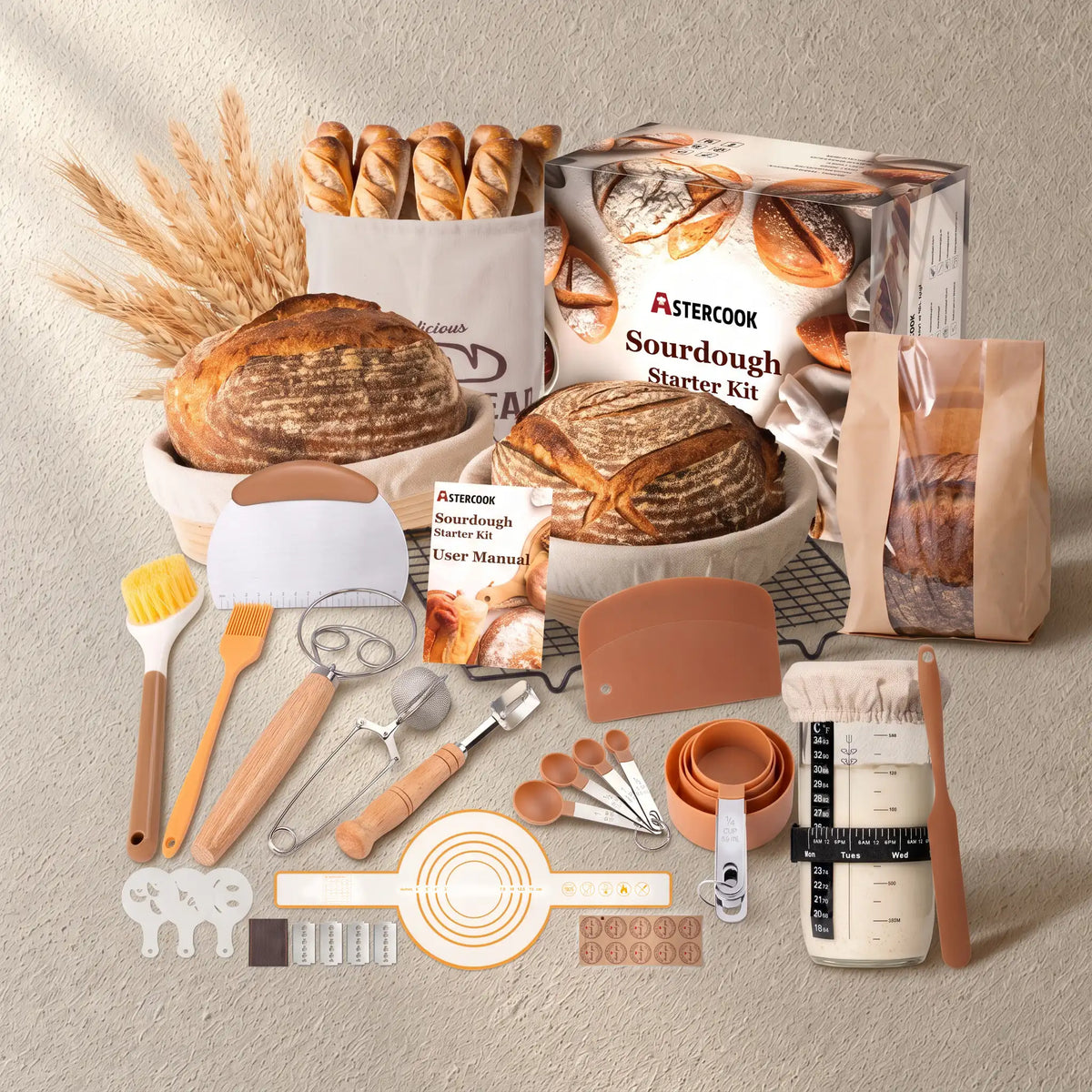 Sourdough Starter Kit for Home Bread Baking