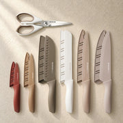 13 Pieces Kitchen Knives Set with Healthy Anti-Rust Coating