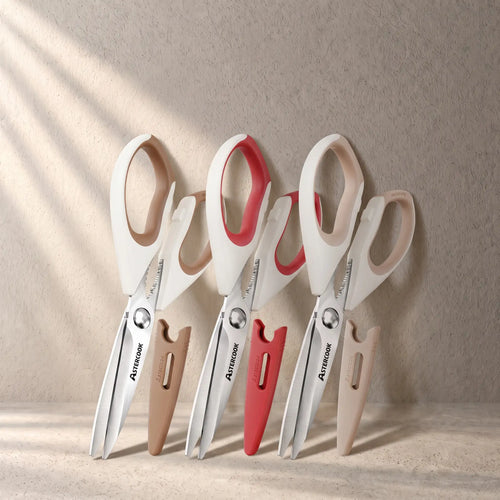 Astercook Heavy-Duty Kitchen Shears (3-Pack)