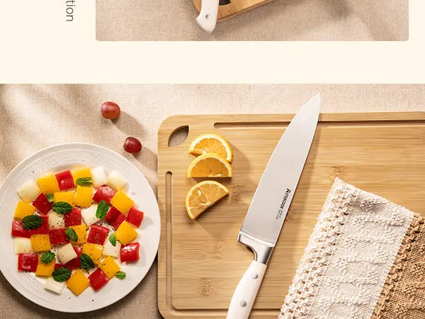 12 Pcs Ultra-Sharp High Carbon Stainless Steel Knife Block Set