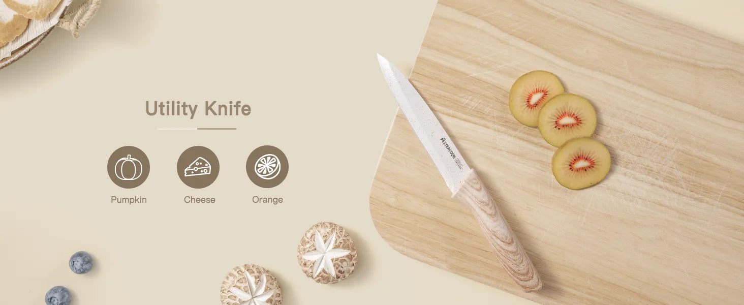 7-Piece Coated Knife Set