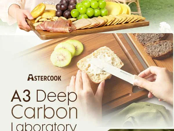 4-Piece Bamboo Cutting Board Set