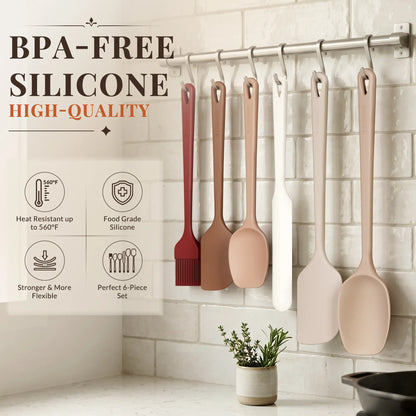 6-Pc Macaron Spatula Set