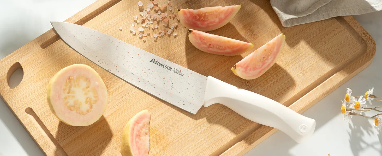 15 Pieces Kitchen Knife Sets with Anti-Rust Coating