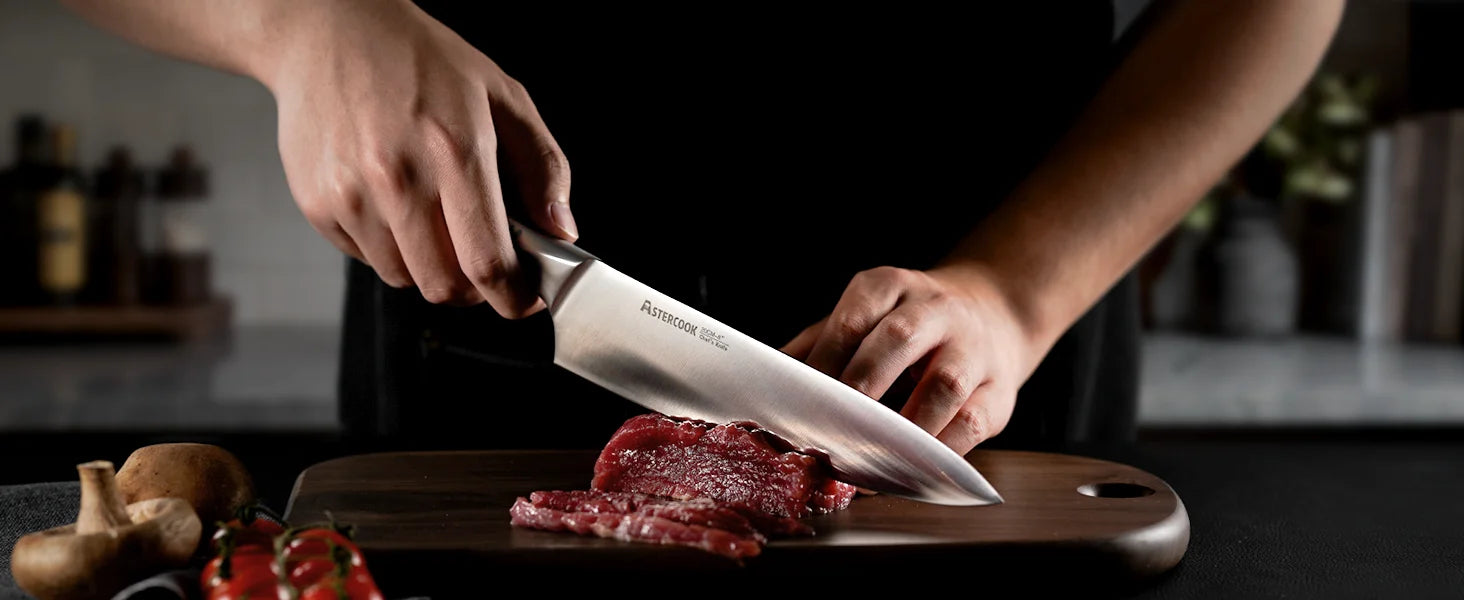 15-Piece Full Tang Knife Set - Silver