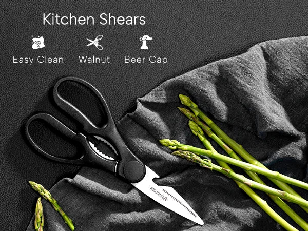 15-Piece Full Tang Knife Set - Silver