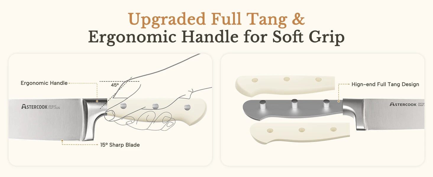 14-Piece Full Tang Knife Set