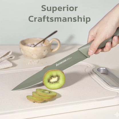 13 Pieces Kitchen Knives Set-Green