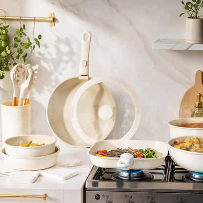 23-Pc Detachable Handle Cookware Set