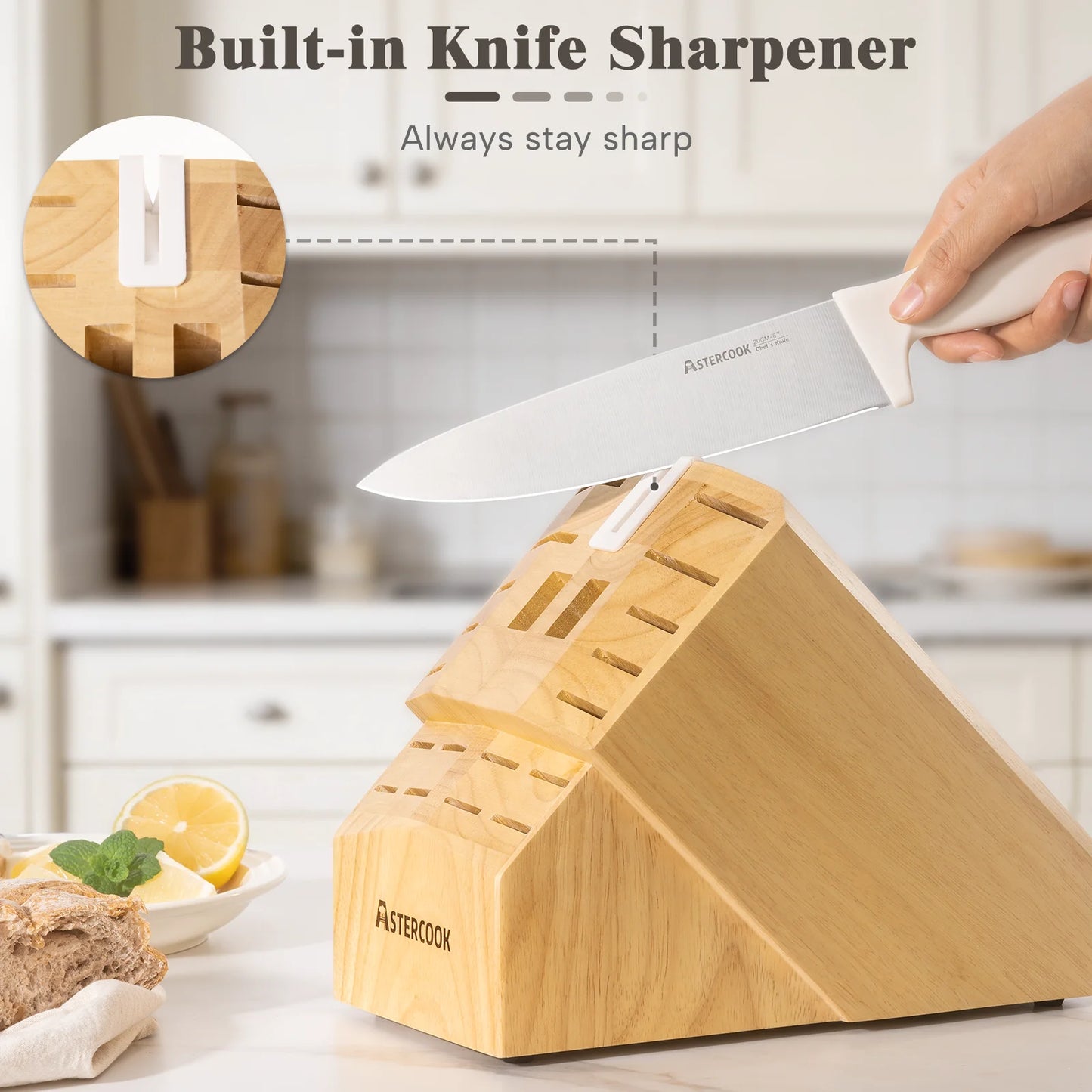 22-Piece Ultra-Sharp High Carbon Stainless Steel Knives