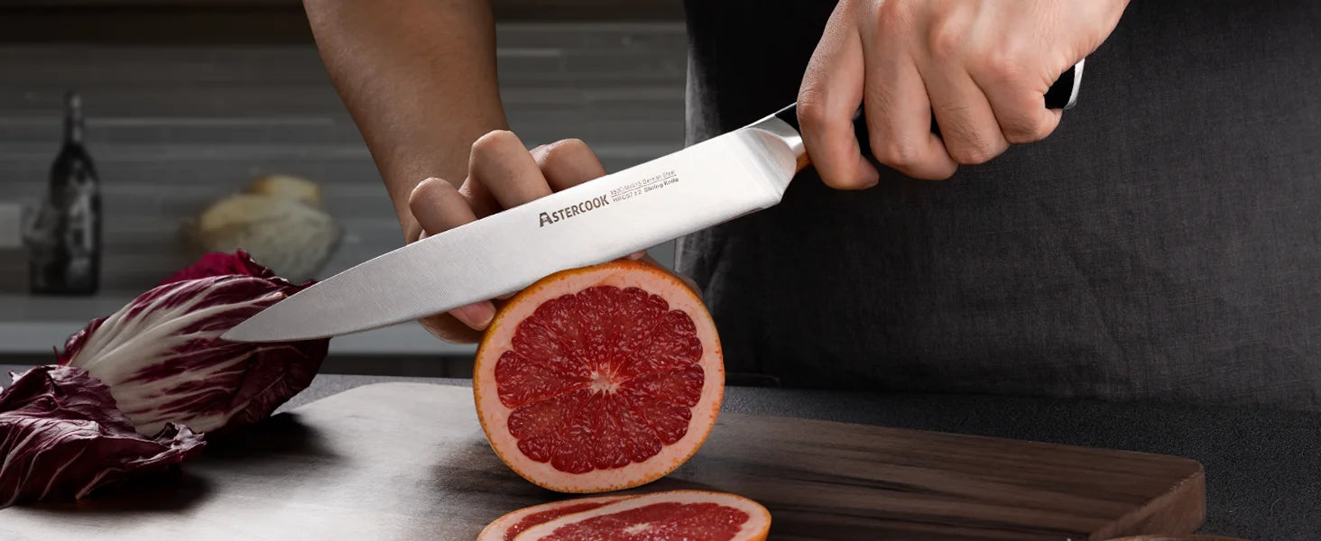 15 Pcs German Stainless Steel Knives Sharp Blade Dishwasher Safe
