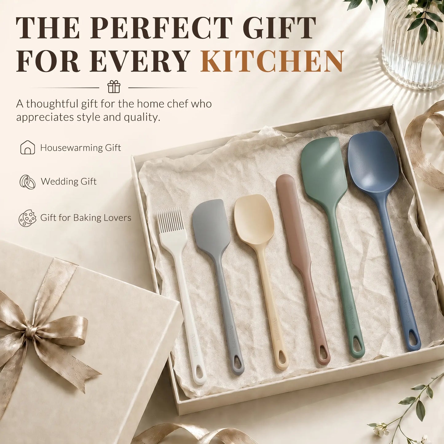 6-Pc Morandi Spatula Set